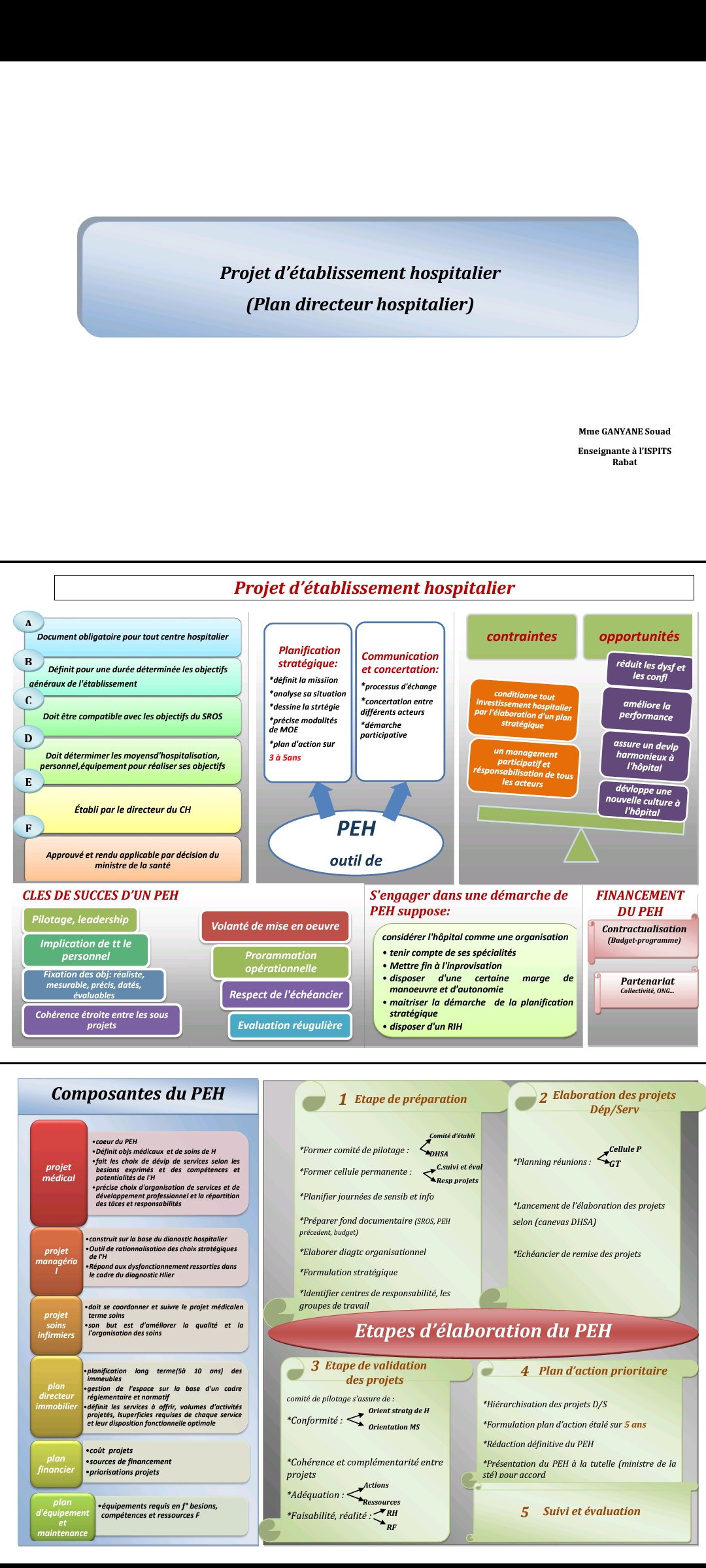Projet d’établissement hospitalier Résumé