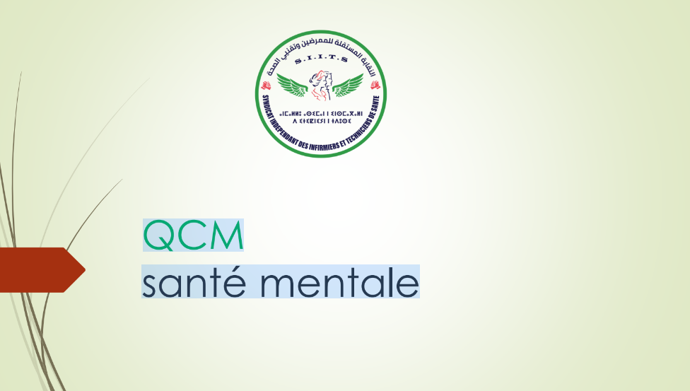 QCM santé mentale